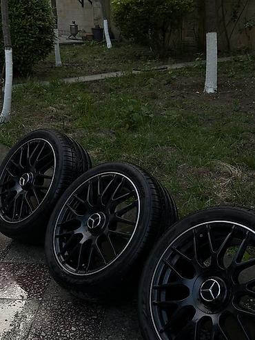 disk: Mercedes-Benz üçün 4 ədəd orijinal tərzli AMG dizaynlı disk və şin — 2