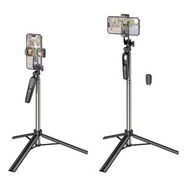 Другие аксессуары для мобильных телефонов: Трипод селфи-палка Hoco K19 – это многофункциональный аксессуар для — 6