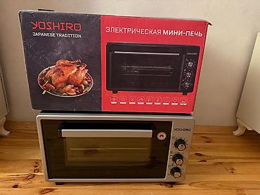 Техника для кухни: Yoshiro elektrik mini soba - Stolüstü kompakt dizayn, şüşə qapı və — 2