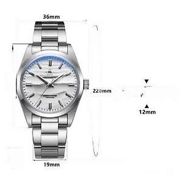 Ručni satovi: ADDIESDIVE AD2030 - 36mm - Bela - Seiko VH31 - MechaQuartz Potpuno — 19
