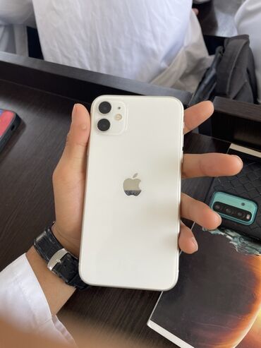 куртки норт фейс бишкек: IPhone 11, Б/у, 64 ГБ, Белый, Чехол, 95 %