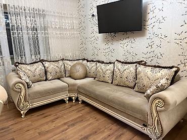 işlənmiş divan kreslo: Künc divan, İşlənmiş, Bazasız — 4