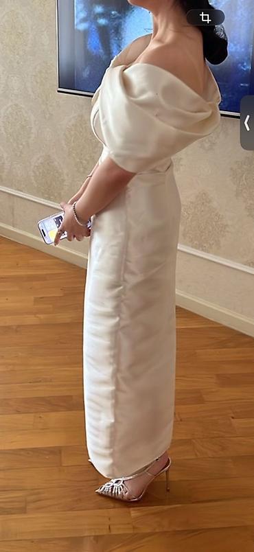 xonca satisi: Solace London – Bridal Davina asimmetrik drapeli atlas don - Rəng — 1