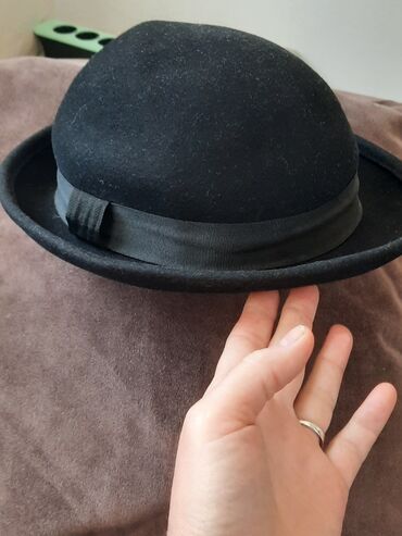 šeširi novi sad: M (57), Wool, color - Black