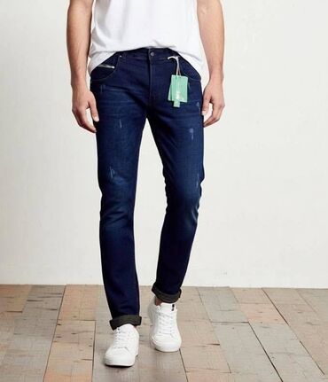 Farmerke: Muške skinny/slim-fit farmerke Veličine od 31-38 - Moderni kroj: uske — 11