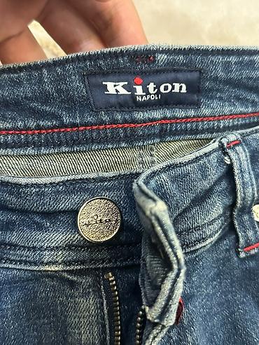 джинсы италия: Срочно продаю🚨Оригинальные Джинсы Kiton Napoli Размер 36 - Модель — 1