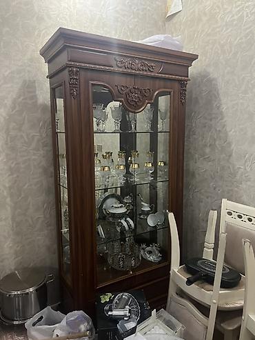 madeyra mebel stol stul: Klassik yemək otağı mebeli dəsti Tərkib: - 1 ədəd massiv ağacdan düz — 3