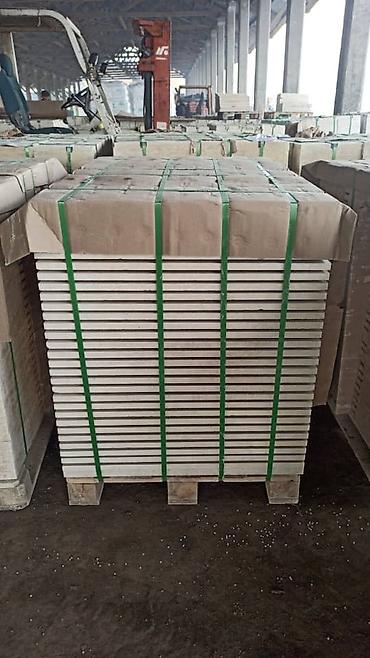 Фасадные плиты Сары-Таш (Травертин): Натуральный камень гранит, травертин Желтау. Полированный, обожженный — 11