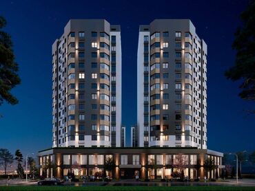 продаю квартиру в мкр тунгуч: 1 комната, 40 м², Элитка, 12 этаж, ПСО (под самоотделку)