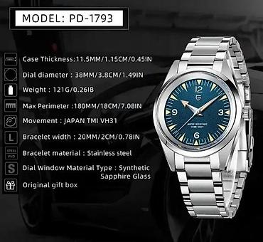 Ručni satovi: PAGANI DESIGN PD-1793 - 38mm - Braon Potpuno nov muški sat PAGANI — 4