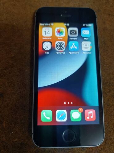Apple iPhone: Apple iPhone iPhone SE, 32 GB, Black Titanium, Otisak prsta — 1