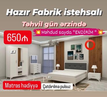 унитаз б у: *Yataq dəsti 650Azn💥 ENDİRİM* ✔️Rəng seçimi var *🎁Matras hədiyyə* ✔️