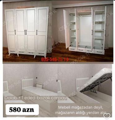 Divan və masa dəstləri: 2 təknəfərlik çarpayı, Dolab, Yeni lalafo.az -da Divan və masa dəstləri: 2 təknəfərlik çarpayı, Dolab, Yeni