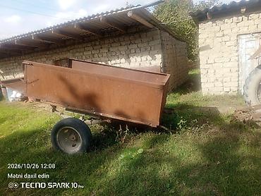 125 cc motor: Kənd təsərrüfatı üçün təkərli traktor və qoşqu - Kabinəli, ön-arka — 4
