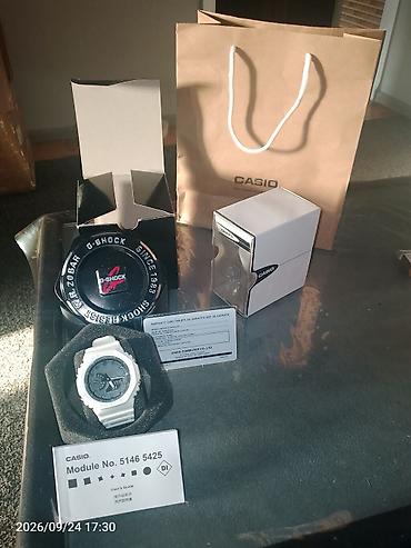 Qol saatları: CASIO G‑SHOCK saatı – ağ rəng, analoq‑rəqəmsal displey Xüsusiyyətlər — 3