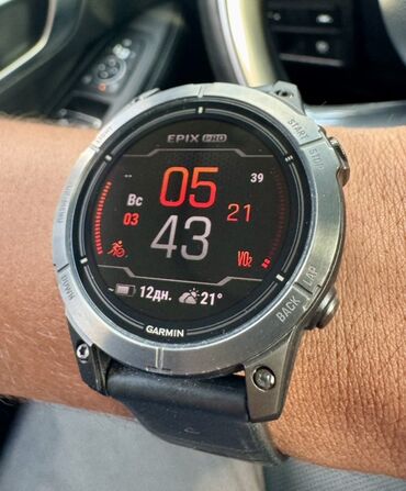 зауковая карта: Часы Garmin Epix Pro в идеальном состоянии,в комплекте кабель