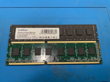 Оперативная память (RAM): Оперативная память, Б/у, 16 ГБ, DDR3, 1600 МГц, Для ПК