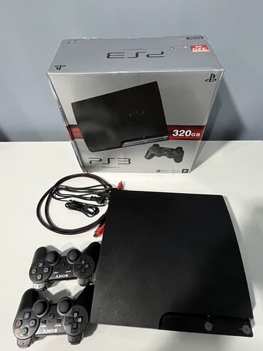 sony playstation 3 super slim 12gb: PlayStation 3 ПРОШИТЫЙ 320 Gb Внутри более 10 игр Все кабеля на месте