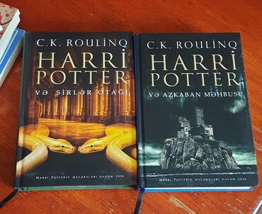Kitablar, jurnallar, CD, DVD: Harry Potter 2və3-cü kitabları bir yerdə 16 azn
