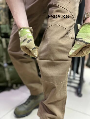 Брюки: Брюки универсальные, хлопок, осень-зима, оригинал S.Archon! Брюки — 5