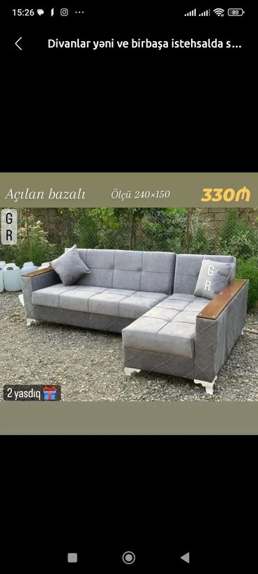 avanqard metbex mebelleri: Künc divan, Yeni, Açılan, Bazalı, Ünvana pulsuz çatdırılma