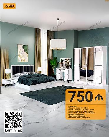 dəmir skaf: Yataq Dəsti – La Mini Komplektə daxildir: - Çarpayı: 1 ədəd, 160 x — 1