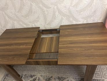 balkon masalari: Açılan mexanizmlə yemək/iş masası - Material: ağac teksturalı — 3