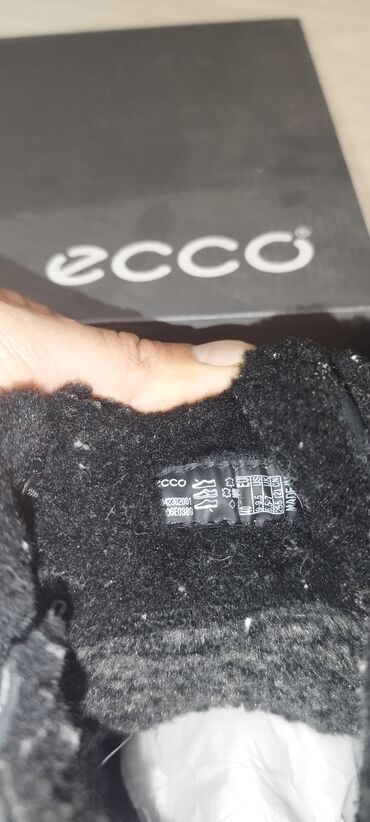 Сапоги: Сапоги, 40, Ecco, Б/у, цвет - Черный, Платная доставка, Самовывоз — 5