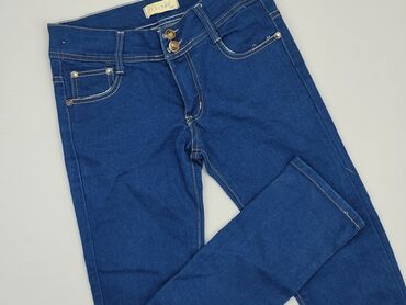 hm spodnie pizamowe: Jeans, 13 years, 152/158, condition - Perfect