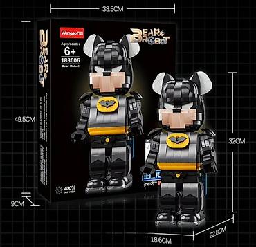Игрушки: Конструктор Wangao “Bear Robot” 188006 - Тематика: медвежонок‑робот в — 1