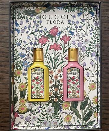 buta xonça: Biri 45azn Orijinal Gucci Flora Mini Ətir Nəfəsli Set 🎁 Zəriflik və — 1
