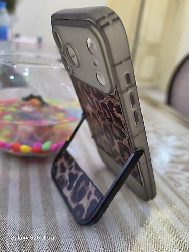 huawei freebuds pro 2: Iphone 17 pro max üçün Leopard naxışlı telefon qabı və qatlanan — 2