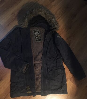 guess trenerke muske: Muška SCOTCH & SODA jakna Tamno teget model muške parka jakne