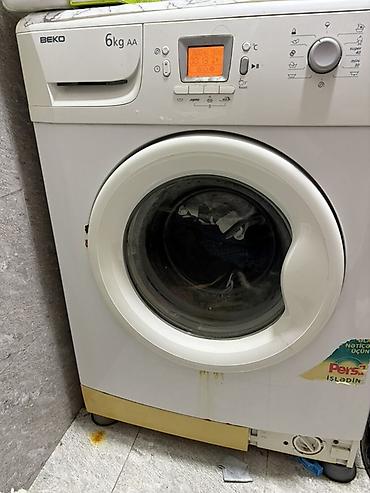 belga 6.0: Beko avtomat paltaryuyan maşın - Yükləmə həcmi: 6 kq - Enerji sinfi — 1
