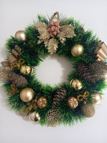 Praznična dekoracija: Venac, bоја - Šareno, Novo — 15
