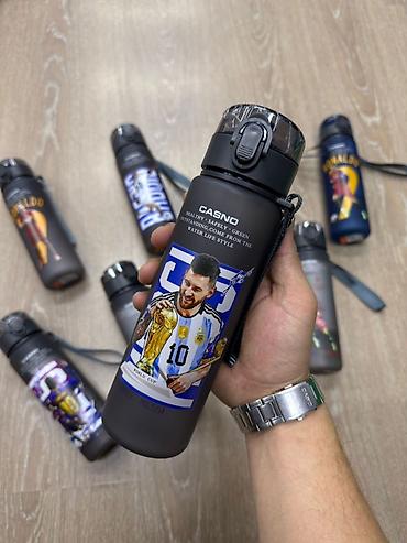 messi: Спортивные бутылки CASNO с футбольными принтами - Формат: легкая — 2