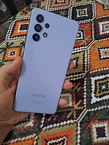 Apple iPhone: Samsung Galaxy A32, цвет - Фиолетовый, Отпечаток пальца