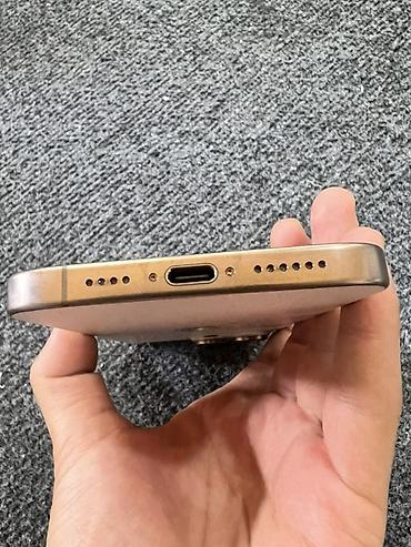 goggle pixel: IPhone 16 Pro Max, Б/у, 256 ГБ, Desert Titanium, Защитное стекло, 92 % — 2