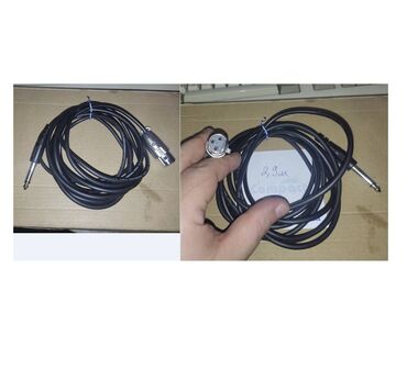 игровой микрофон: Кабель для микрофона Female XLR to Male 1/4 (6.35mm) TS, 2,9 метра в