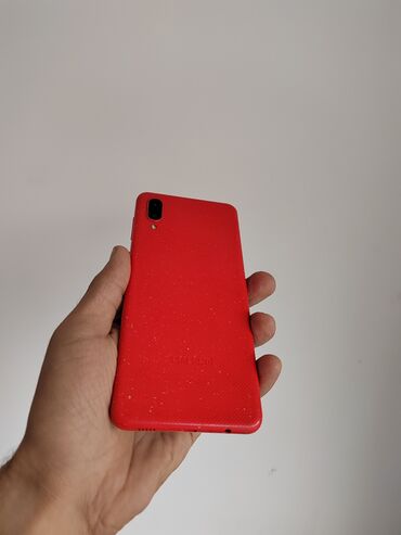 флай телефон за 3000: Samsung A02, 32 ГБ, цвет - Красный, Кнопочный