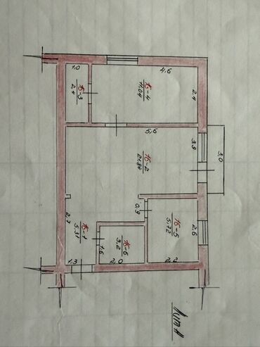 ищу квартиру дордой рынок рядом: 2 бөлмө, 48 кв. м, Жеке план, 4 кабат, Косметикалык ремонт