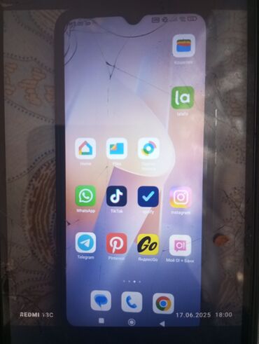 модем ош: Redmi, Redmi 12C, Колдонулган, 128 ГБ, түсү - Кара, 2 SIM