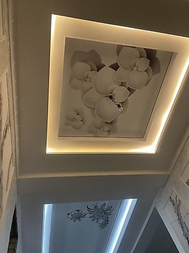 Натяжной потолок: Натяжной потолок Глянцевое, Матовое, 3D потолки Гарантия, Бесплатная консультация, Бесплатный замер — 7