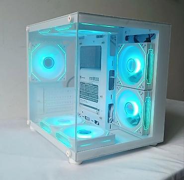 Компьютерный корпус Cube формата Micro/Mini с панорамным остеклением и