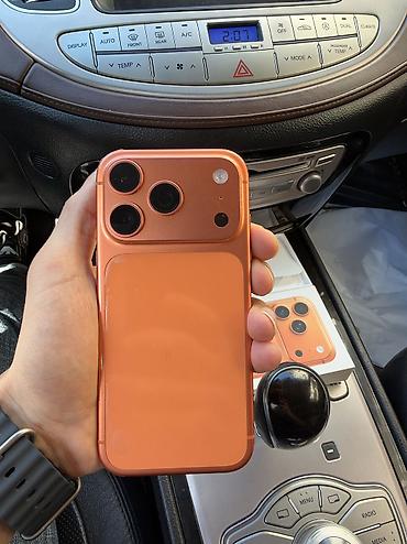 i̇phone telefon: IPhone 17 Pro, 256 GB, Narıncı, Zəmanət, Face ID, Sənədlərlə — 3