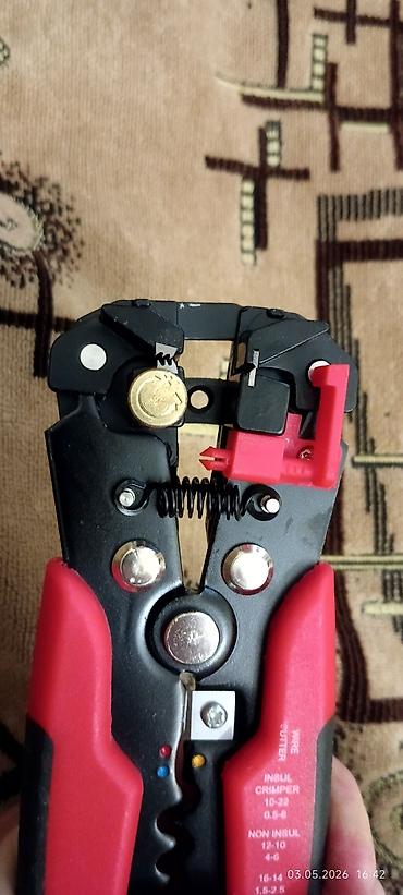 bağ bıçağı: Avtomatik kabel soyucu və sıxıcı alət - 3-i 1-də funksionallıq: kabel — 3