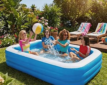 İdman və istirahət: 🌊 Elektron Nasos HƏDİYYƏ! 🎁 INTEX Şişmə Hovuz – Yay üçün ideal seçim! — 1