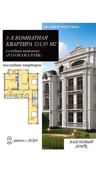жк kazyna: 3 комнаты, 125 м², Элитка, 2 этаж, Готовая ПСО (под самоотделку) — 4