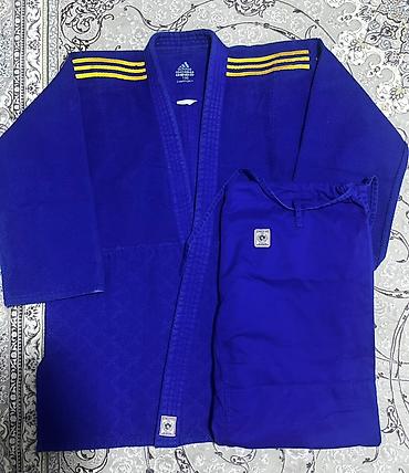 Дзюдоги adidas Champion II, синий цвет, размер 190. - Модель: adidas