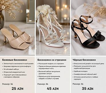 Qadın sandal kolleksiyası – ölçü 36 1) Bej mavilər – 25 AZN - Eleqant lalafo.az -da Qadın sandal kolleksiyası – ölçü 36 1) Bej mavilər – 25 AZN - Eleqant